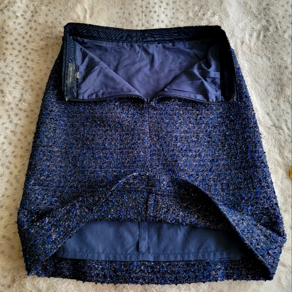 Ann Taylor shimmer tweed skirt A-line, size 0 - Picture 6 of 12